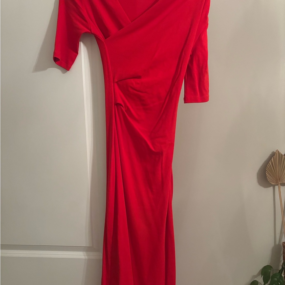 Brand new ZARA red flattering dress